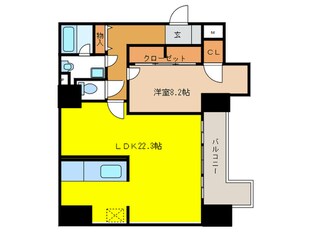 Blancasa久屋大通の物件間取画像